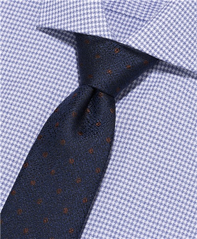 фото галстука HENDERSON, цвет синий, TS-2307 NAVY
