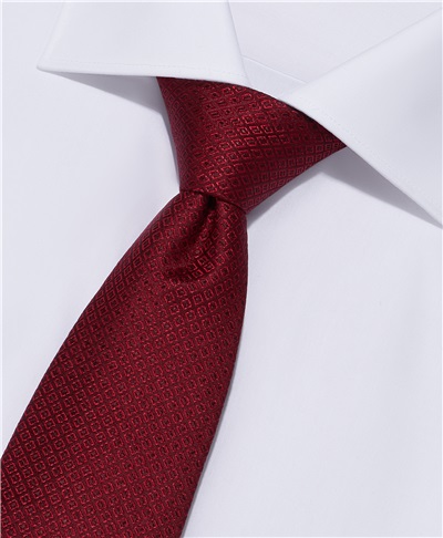 фото галстука HENDERSON, цвет темно-красный, TS-2312 DRED