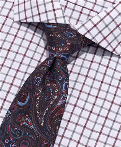 фото галстука HENDERSON, цвет бордовый, TS-2314 BORDO