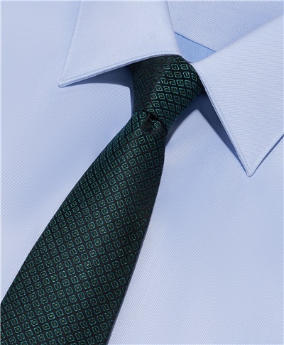 фото галстука HENDERSON, цвет темно-зеленый, TS-2324 DGREEN