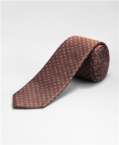 фото галстука HENDERSON, цвет коричневый, TS-2326 BROWN