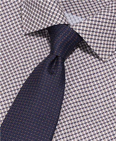 фото галстука HENDERSON, цвет синий, TS-2328 NAVY