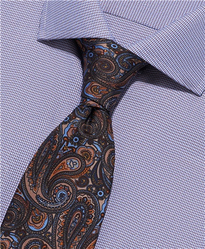 фото галстука HENDERSON, цвет светло-коричневый, TS-2330 LBROWN