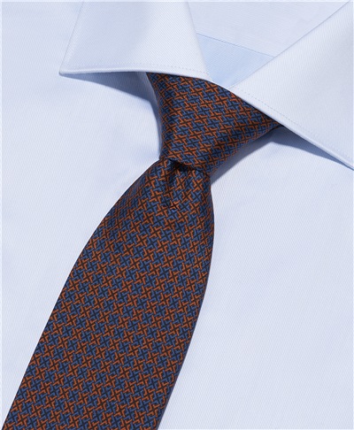фото галстука HENDERSON, цвет синий, TS-2333 NAVY