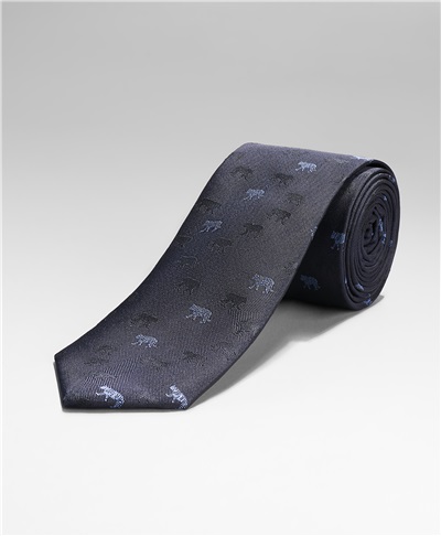 фото галстука HENDERSON, цвет синий, TS-2338 NAVY