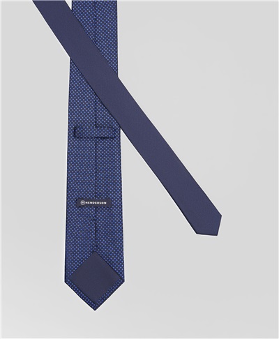 фото галстука HENDERSON, цвет темно-синий, TS-2341 DNAVY