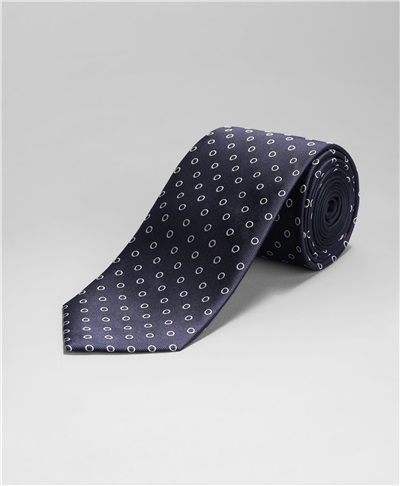 фото галстука HENDERSON, цвет синий, TS-2353 NAVY