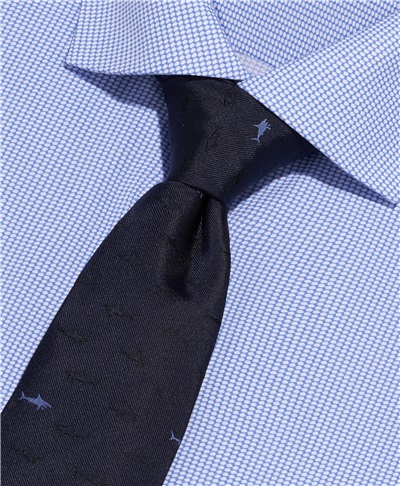 фото галстука HENDERSON, цвет синий, TS-2358-1 NAVY