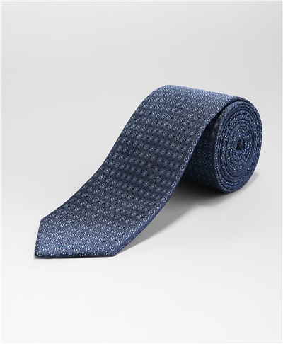 фото галстука HENDERSON, цвет синий, TS-2387 NAVY
