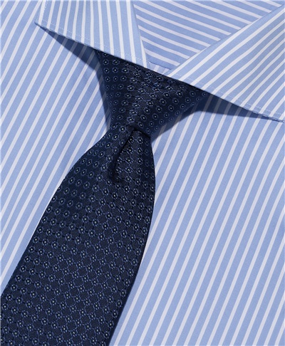 фото галстука HENDERSON, цвет синий, TS-2387 NAVY