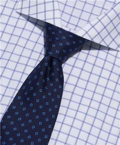 фото галстука HENDERSON, цвет темно-голубой, TS-2390 DBLUE
