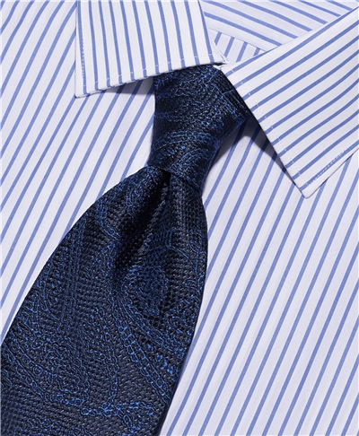 фото галстука HENDERSON, цвет синий, TS-2392 NAVY