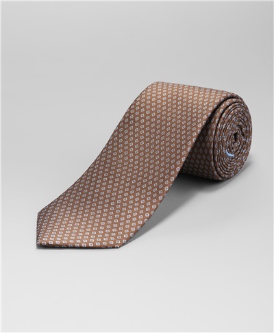 фото галстука HENDERSON, цвет коричневый, TS-2403 BROWN