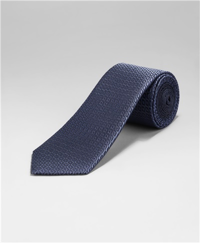 фото галстука HENDERSON, цвет темно-голубой, TS-2410 DBLUE