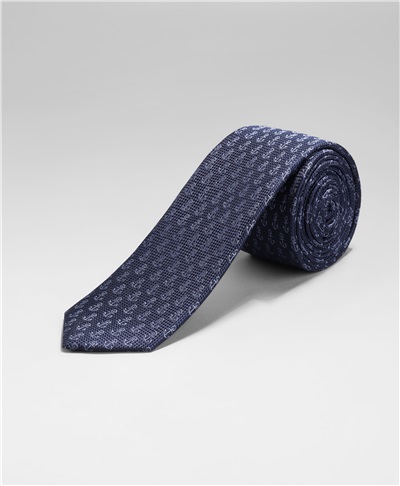 фото галстука HENDERSON, цвет темно-голубой, TS-2412 DBLUE