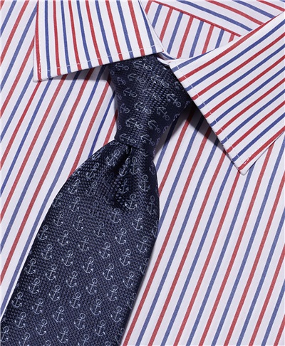 фото галстука HENDERSON, цвет темно-голубой, TS-2412 DBLUE