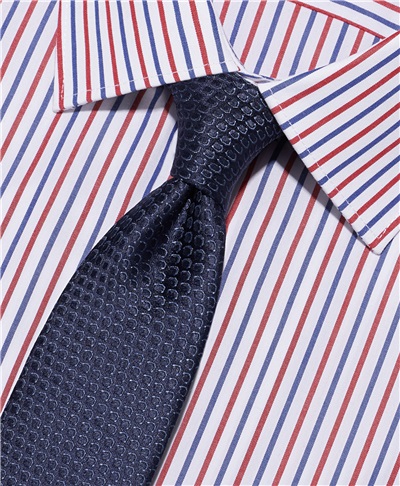 фото галстука HENDERSON, цвет темно-голубой, TS-2414 DBLUE