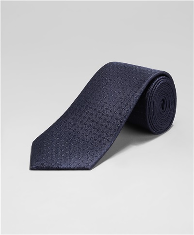 фото галстука HENDERSON, цвет синий, TS-2415 NAVY