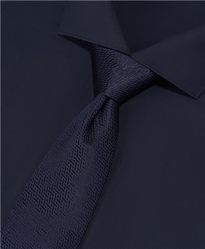 фото галстука HENDERSON, цвет синий, TS-2429 NAVY