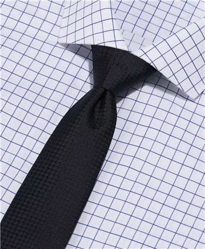 фото галстука HENDERSON, цвет темно-синий, TS-2433-1 DNAVY
