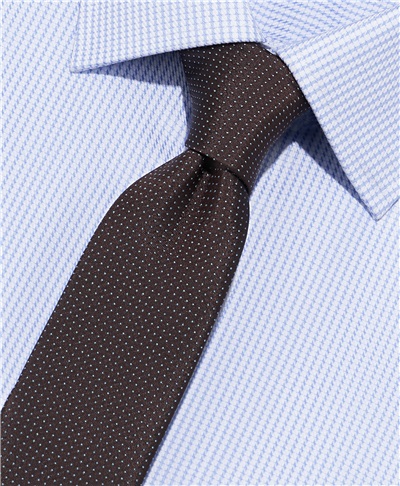фото галстука HENDERSON, цвет коричневый, TS-2441 BROWN