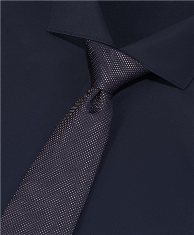 фото галстука HENDERSON, цвет синий, TS-2443 NAVY