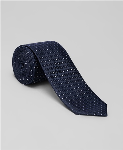 фото галстука HENDERSON, цвет синий, TS-2448 NAVY