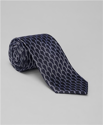 фото галстука HENDERSON, цвет синий, TS-2449 NAVY