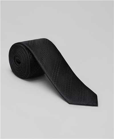 фото галстука HENDERSON, цвет черный, TS-2450 BLACK
