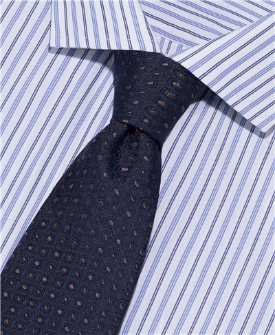 фото галстука HENDERSON, цвет баклажановый, TS-2472 AUBERGINE