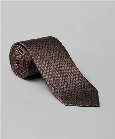 фото галстука HENDERSON, цвет светло-коричневый, TS-2478 LBROWN