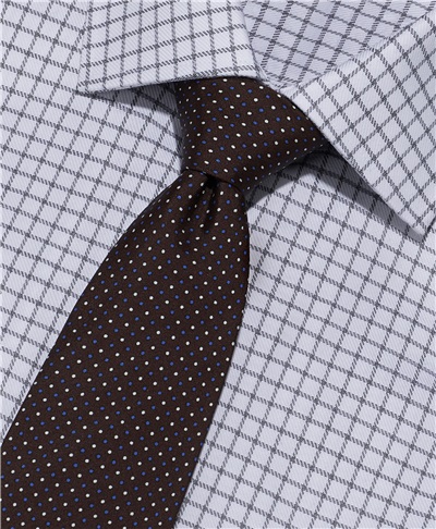 фото галстука HENDERSON, цвет коричневый, TS-2480 BROWN