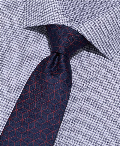 фото галстука HENDERSON, цвет синий, TS-2488 NAVY