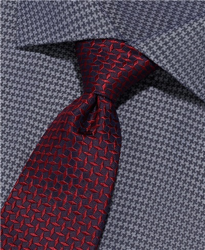 фото галстука HENDERSON, цвет бордовый, TS-2489 BORDO