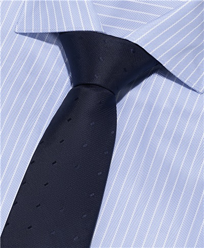 фото галстука HENDERSON, цвет темно-синий, TS-2495 DNAVY
