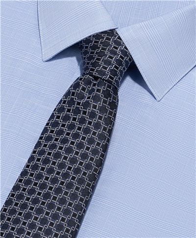фото галстука HENDERSON, цвет синий, TS-2497 NAVY