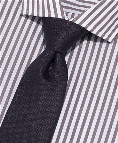 фото галстука HENDERSON, цвет коричневый, TS-2498 BROWN