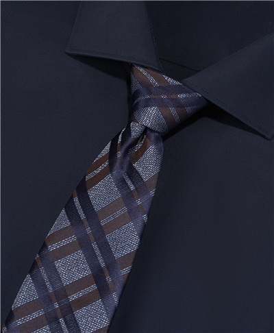 фото галстука HENDERSON, цвет темно-голубой, TS-2504 DBLUE