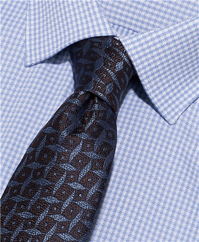 фото галстука HENDERSON, цвет коричневый, TS-2506 BROWN