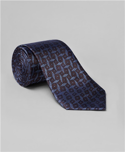 фото галстука HENDERSON, цвет коричневый, TS-2506 BROWN